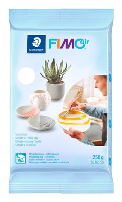 FIMO 8103-0 air Modelliermasse, lufthärtend, weiß, 250 g