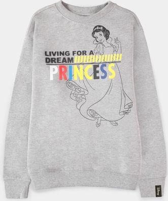 Disney - Snow White - Girls Crew Sweater Grey