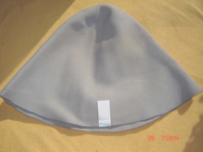 Hutstumpen Haar Filz großer Haarstumpen grau 70gr Ü 58cm Rd 93cm Stu563