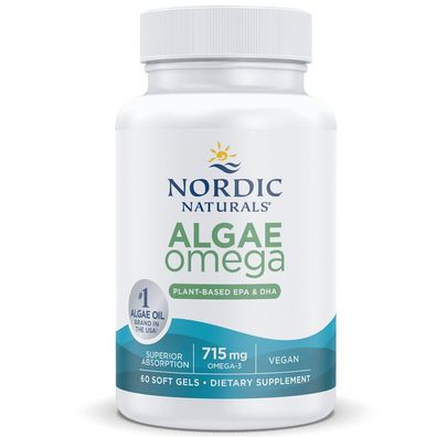 Nordic Naturals, Algae Omega ( vegan ), 715mg Omega-3, 60 Veg. Weichkapseln