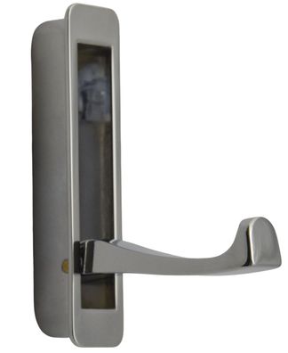 Garderobenhaken klappbar, Klapphaken Chrom glänzend, Einbauhaken