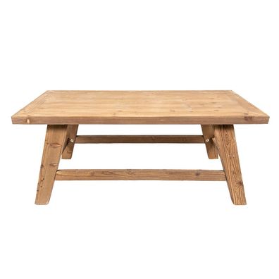 Clayre & Eef Couchtisch 120x60x48 cm Braun Holz (Gr. 120x60x48 cm)