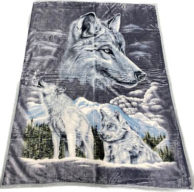 Almina Decke 200x240cm 2 Personen Tagesdecke Kuscheldecke Wohndecke Fleecedecke