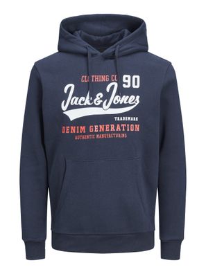 Jack & Jones Hoodie Hoodie Logo Kapuzensweatshirt Navy