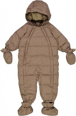 Wheat Baby Gesteppter Overall Puffer Baby Suit Edem Soil Melange