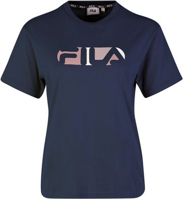 Fila Damen T-Shirt Brenk Tee Black Iris