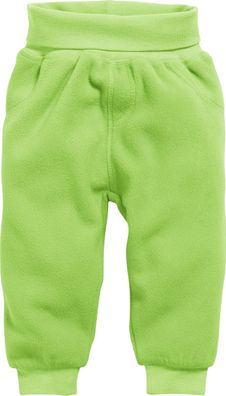 Schnizler Kinder Baby Pumphose Fleece mit Strickbund Grün