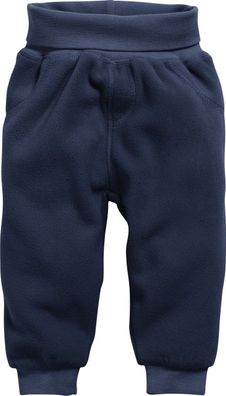 Schnizler Kinder Baby Pumphose Fleece mit Strickbund Marine