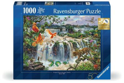 Ravensburger 12001090 Fantastischer Wasserfall von Iguazú 1000 Teile Puzzle