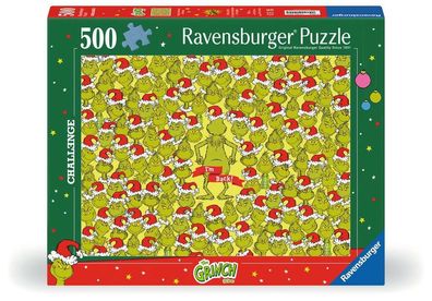 Ravensburger 12001224 Merry Grinchmas Challenge 500 Teile Puzzle