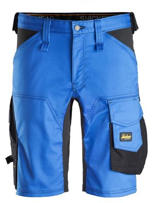 Snickers AllroundWork Stretch Arbeitsshorts Blau-Schwarz