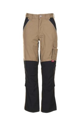 Arbeitshose Bundhose Plaline sand/schwarz Größe 48