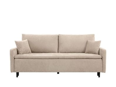 Schlafsofa Gala | Couch Sofa mit Schlaffunktion | 86 x 214 x 94 cm, Beige