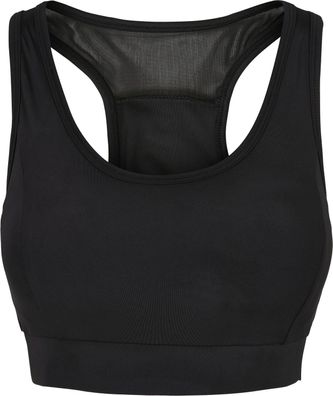 Urban Classics Damen Büstenhalter Ladies Tech Mesh Bra Black