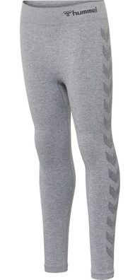 Hummel Kinder Leggings Ci Junior Seamless Tights Grey Melange