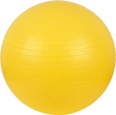 Gymnastikball 65 cm gelb, Yoga und Sitz Ball