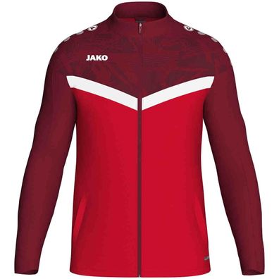 JAKO Polyesterjacke Iconic rot/weinrot