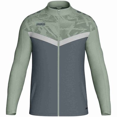 JAKO Polyesterjacke Iconic anthra light/mintgrün/soft grey