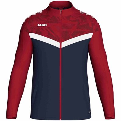 JAKO Polyesterjacke Iconic marine/chili rot