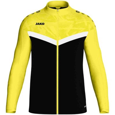 JAKO Polyesterjacke Iconic schwarz/soft yellow