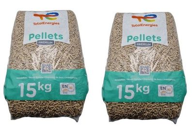 2 Stück Total Premium Pellets je 15 kg