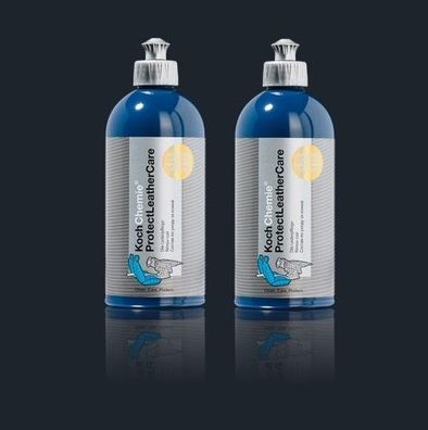 2 Stück Koch Chemie ProtectLeatherCare Lederpflege je 500 ml