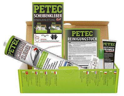 Petec Scheibenkleber Set Klebeset Einbau Windschutzscheibe Frontscheibe