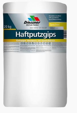 Diessner Haftputzgips naturweiß 20 kg