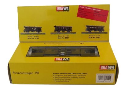 Brawa 2151 - Personenwagen 40 015 Stuttgart DRG Licht - HO 1:87 - Originalverpackung