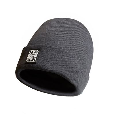 WCC West Coast Choppers Beanie Patch Grey