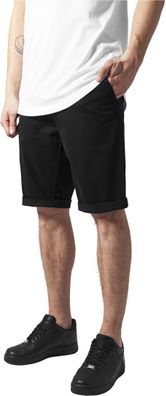 Urban Classics Shorts Stretch Turnup Chino Shorts Black