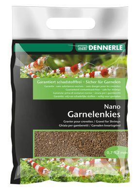 Dennerle Nano Garnelenkies Borneo braun 2kg