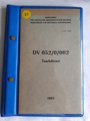 DDR NVA DV 052/0/002 Tauchdienst