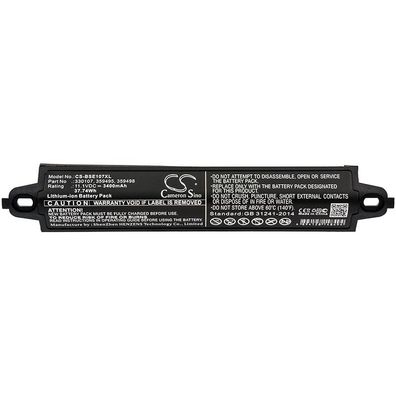 Ersatzakku - CS-BSE107XL - Bose Soundlink 3 / 404600 / 330105 - 11,1 Volt 3400mAh