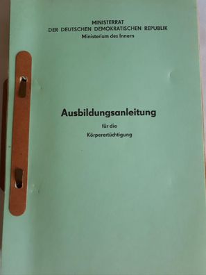 MdI Ausbildungsanleitung für die Körperertüchtigung