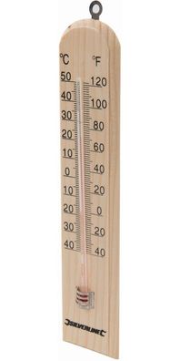 Silverline Messgeräte Holzthermometer -40 bis + 50 °C