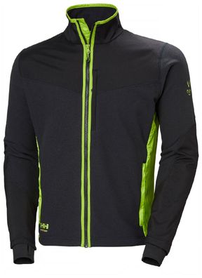 Helly Hansen Jacke Magni Fleece Jacket Black/Dark Lime