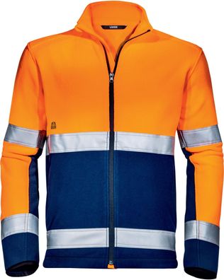 Uvex Fleecejacke Construction Orange, Warnorange (88309)