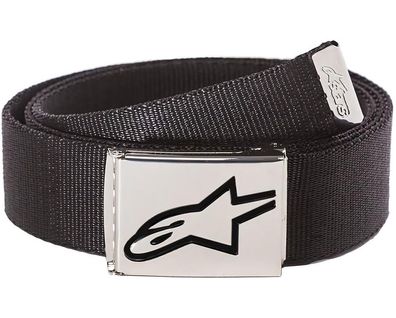 Alpinestars Herren Gürtel Ageless Web Belt Black/Chrome