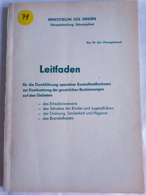 DDR MdI Leitfaden für die Durchführung operativer Kontrollmaßnahmen