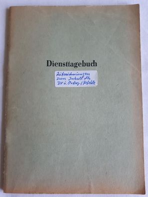 DDR MdI Diensttagebuch