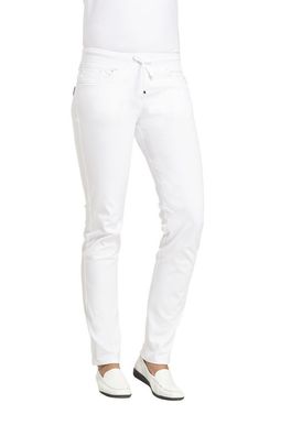 Leiber Damen Hose 08/7101/0167 Weiß/Dunkelrosa