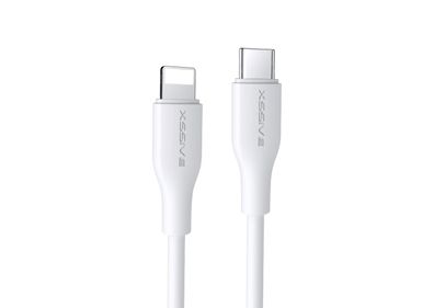 20W 2 Meter USB-C zu iPhone Datenkabel 2.4A Schnell-Ladekabel Lade- und Synchronis
