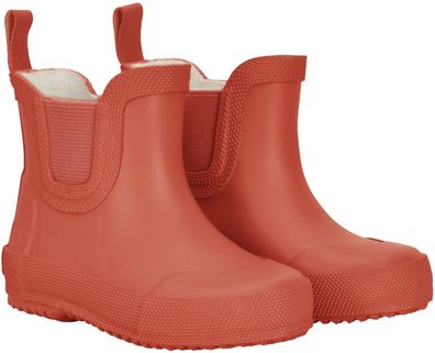 Celavi Kinder Gummistiefel kurz Basic Wellies Short Solid Redwood