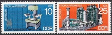 DDR Nr.2023/24 * * Frühjahrsmesse 1975, postfrisch