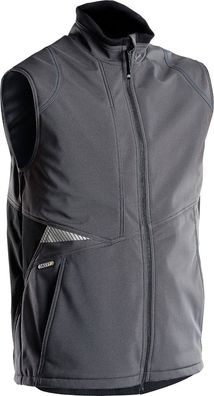 Dassy Softshell-Weste Fusion PES21 Anthrazitgrau/Schwarz