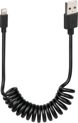 Optiline Apple 8Pin 1M Ladekabel Black