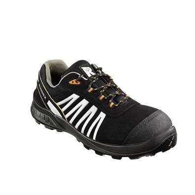 RUNNEX S2-Sicherheitshalbschuh TeamStar Schwarz/Silber/Orange