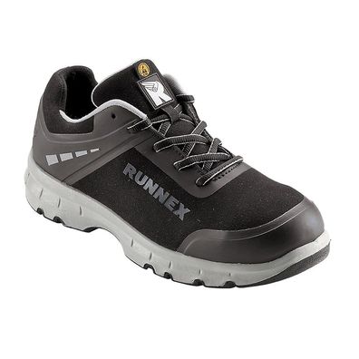 RUNNEX S3-ESD-Sicherheitshalbschuh SportStar Schwarz/Grau