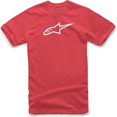 Alpinestars Herren T-Shirt Ageless Classic Tee Red/White